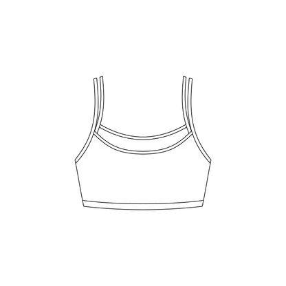 Mia Double Layer Cropped Tank