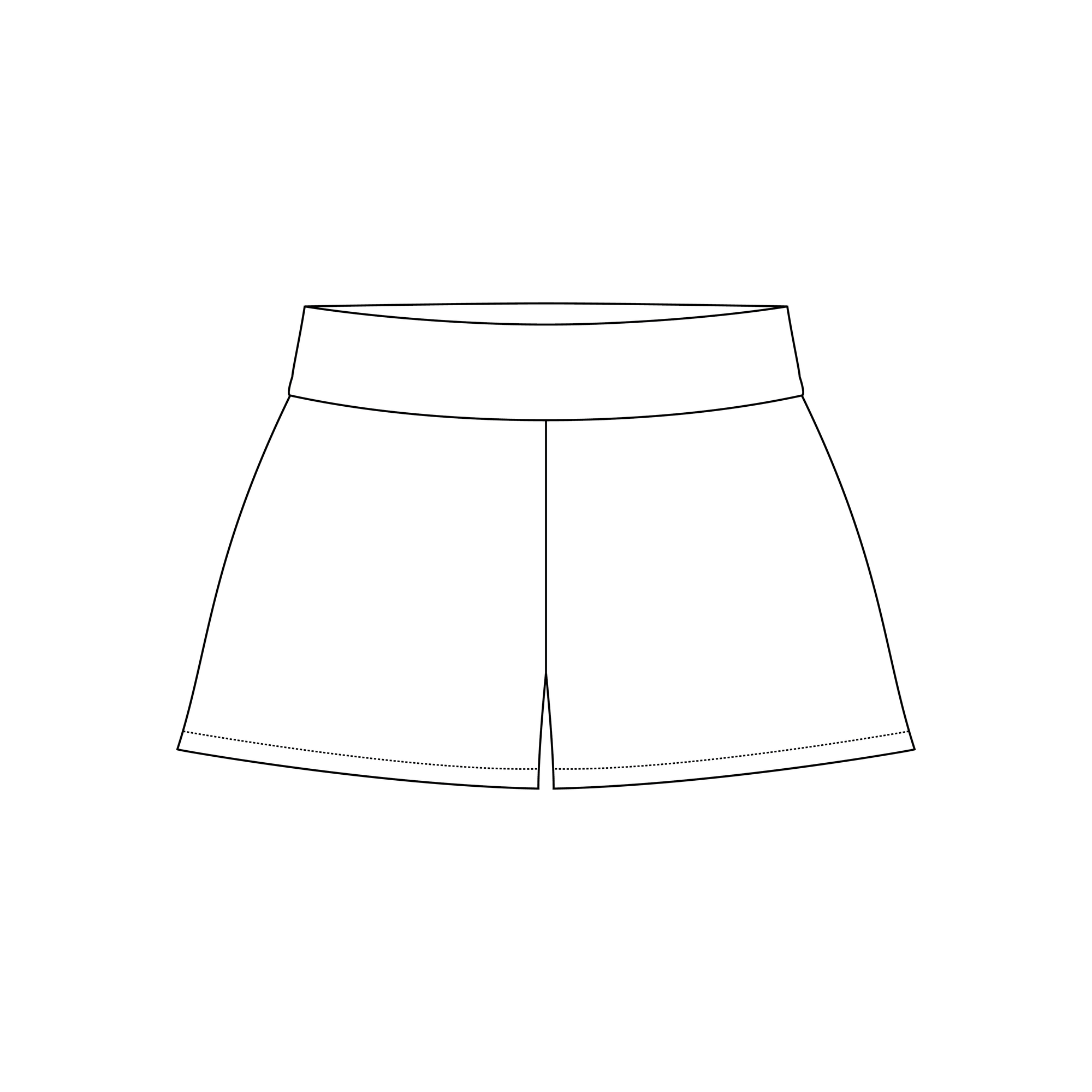 Poppy Foldover Shorts