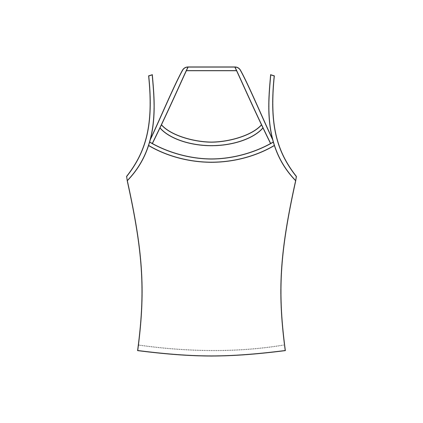 Sara Double Layer Tank Top