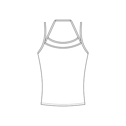 Sara Double Layer Tank Top
