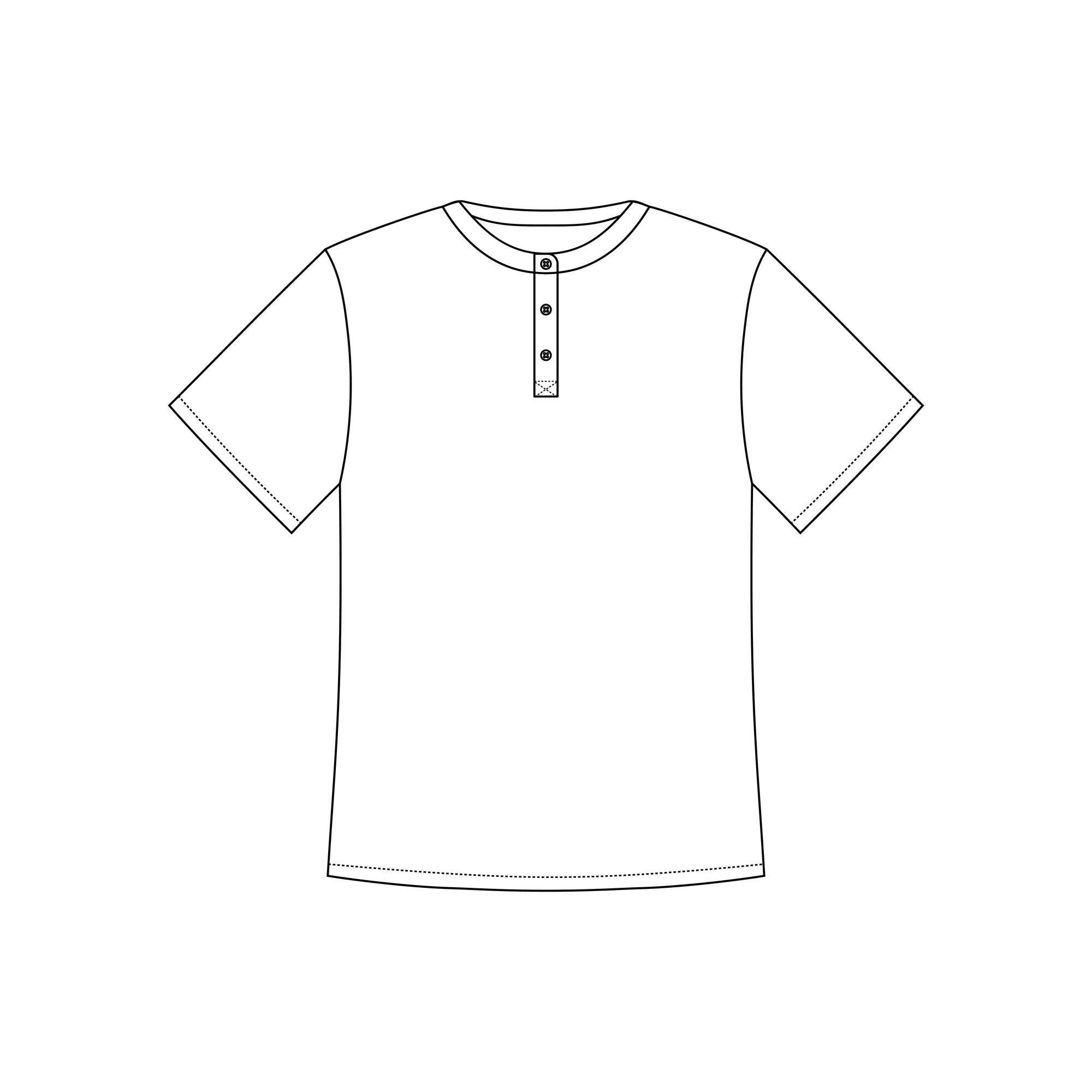 Olivia Short Sleeve Henley