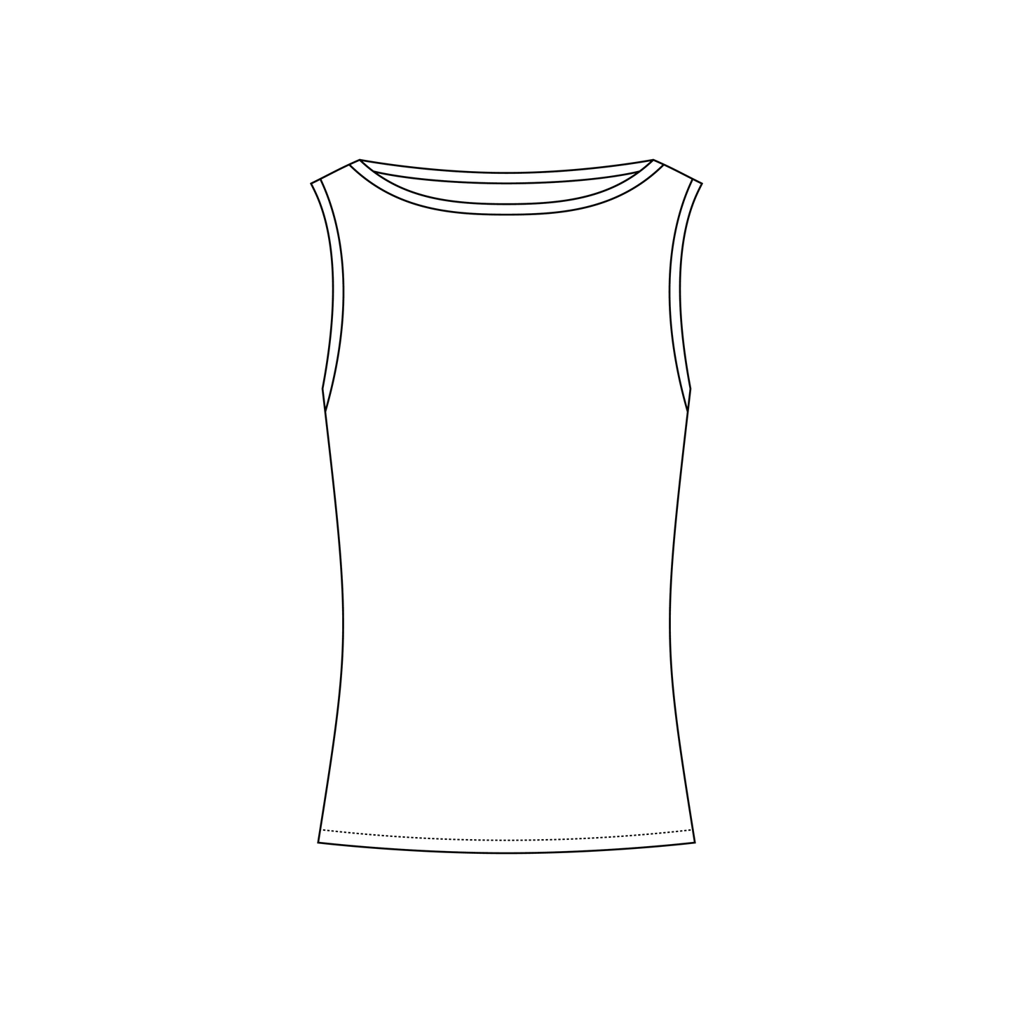 Chloe Boatneck Tank Top