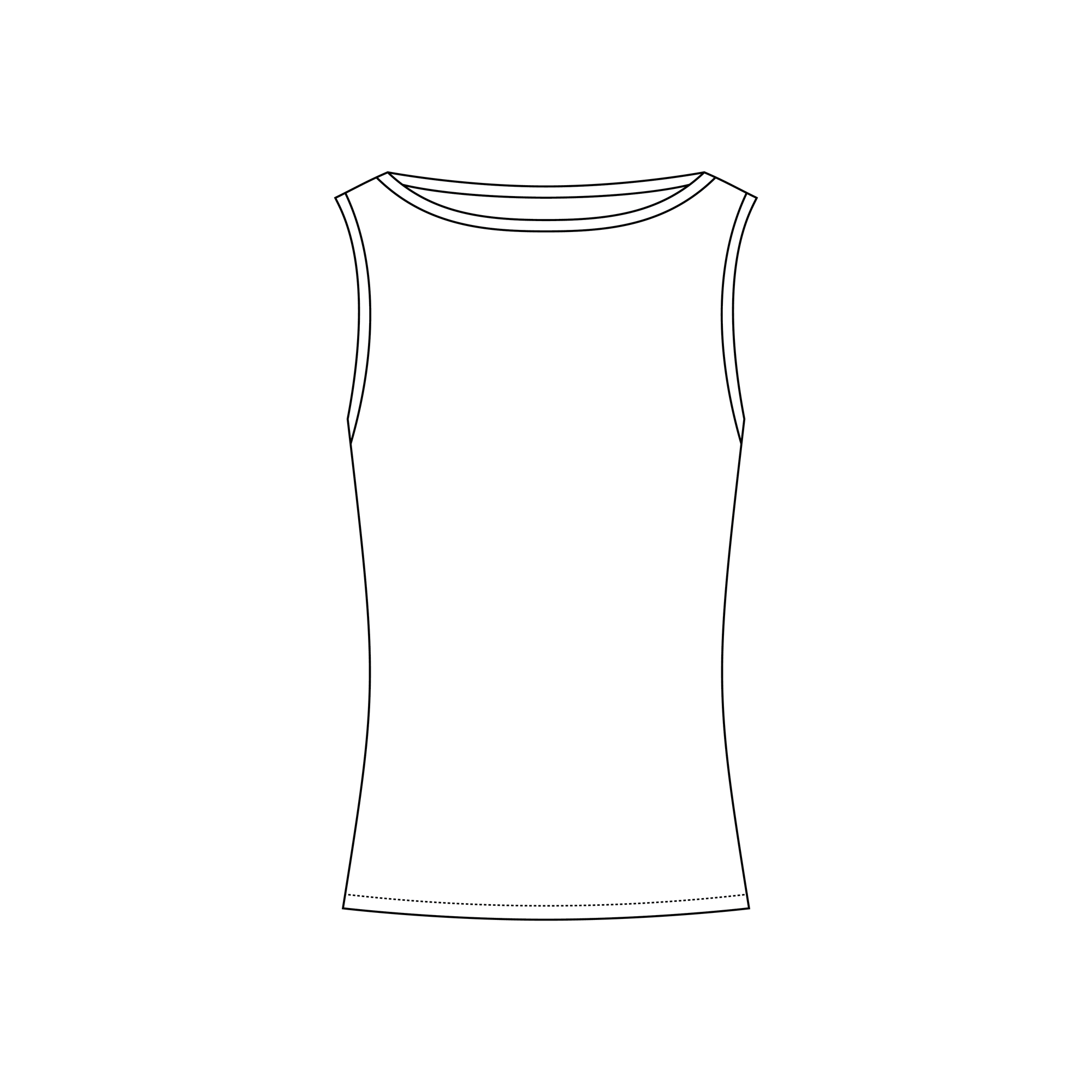 Chloe Boatneck Tank Top