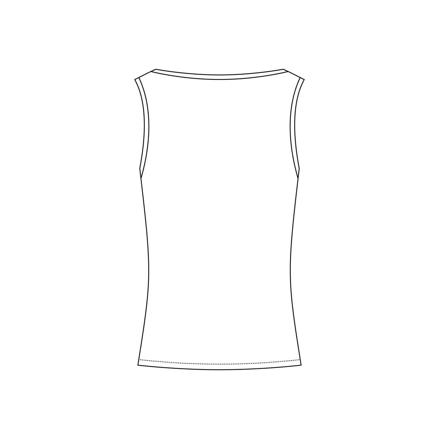 Chloe Boatneck Tank Top