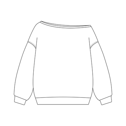 Lola Off-the-Shoulder Crewneck