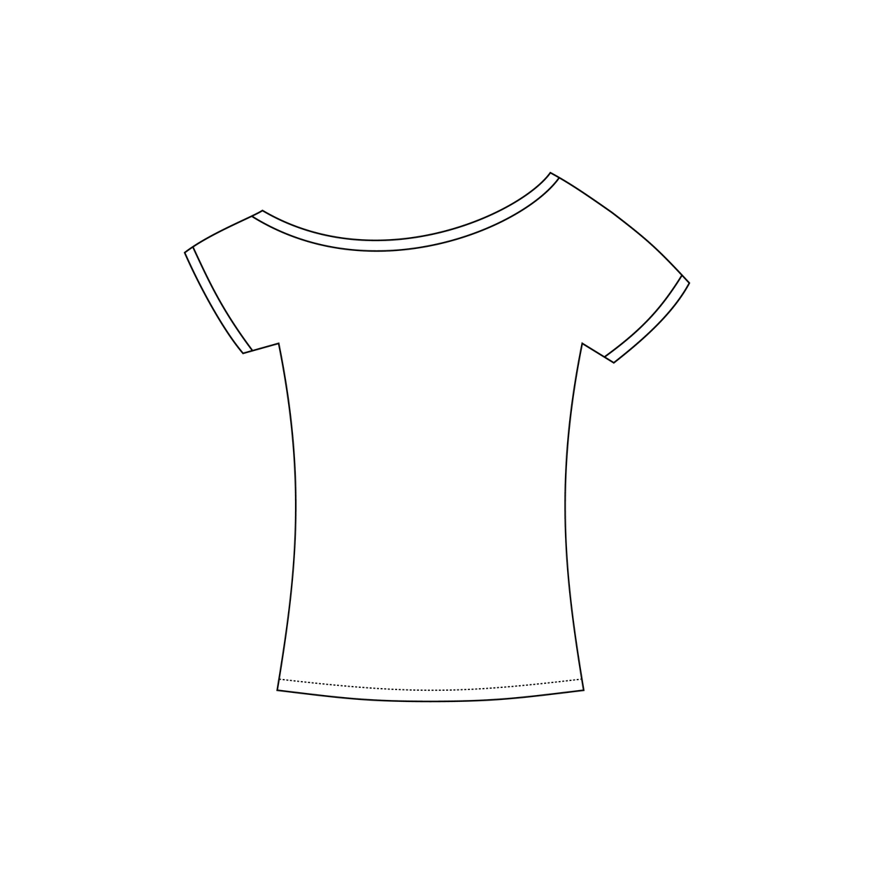 Blaine Off-the-Shoulder Baby Tee