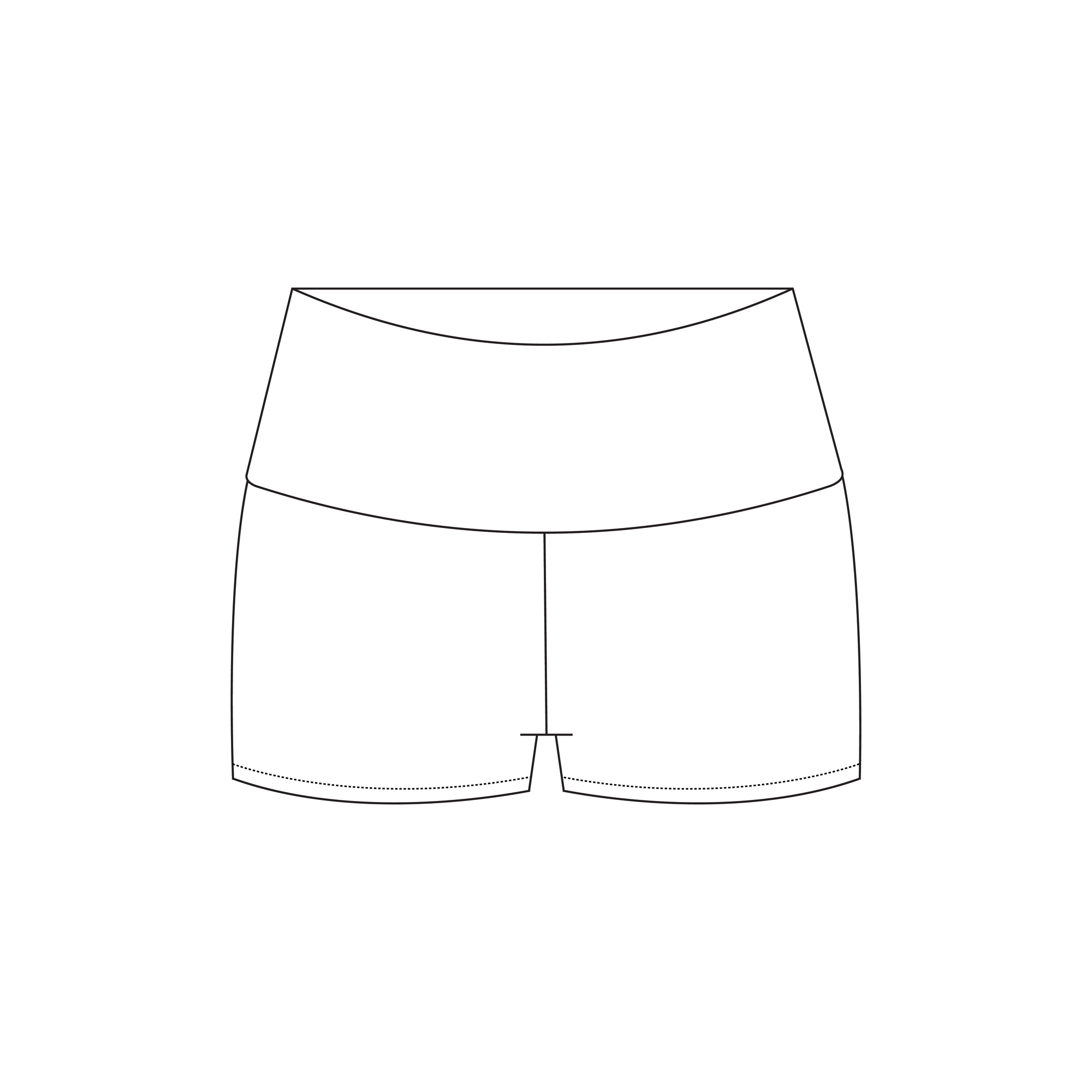 Haven Foldover Shorts
