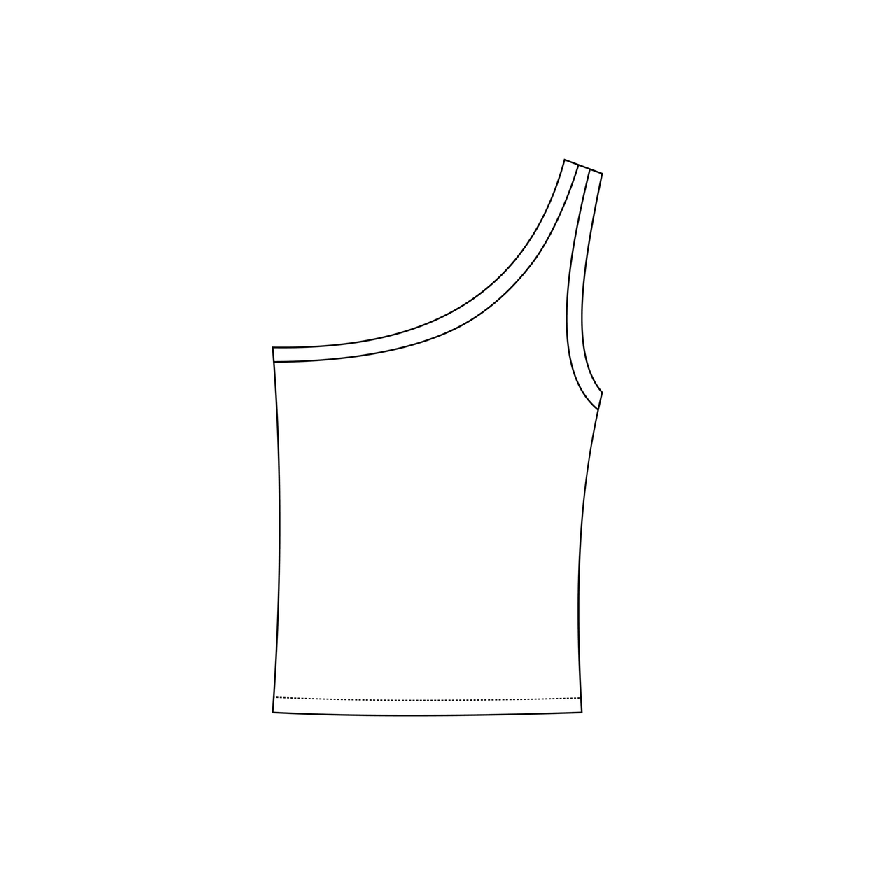 Blair One-Shoulder Tank