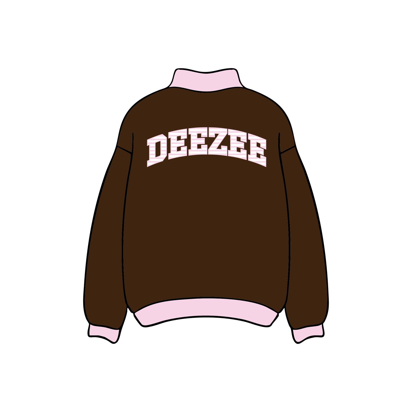 Georgia College and State University x Delta Zeta 'PR Drop' Mockneck