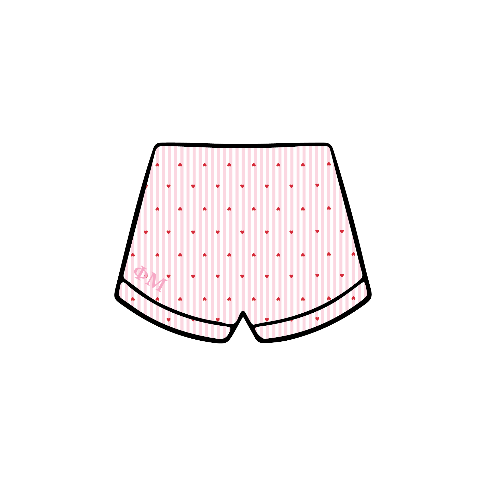 Georgia College and State University x Phi Mu 'Recruitment' Pajama Bottom