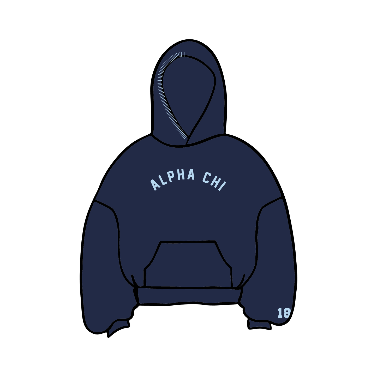 Georgia Institute of Technology x Alpha Chi Omega 'Spring Merch Drop' Hoodie