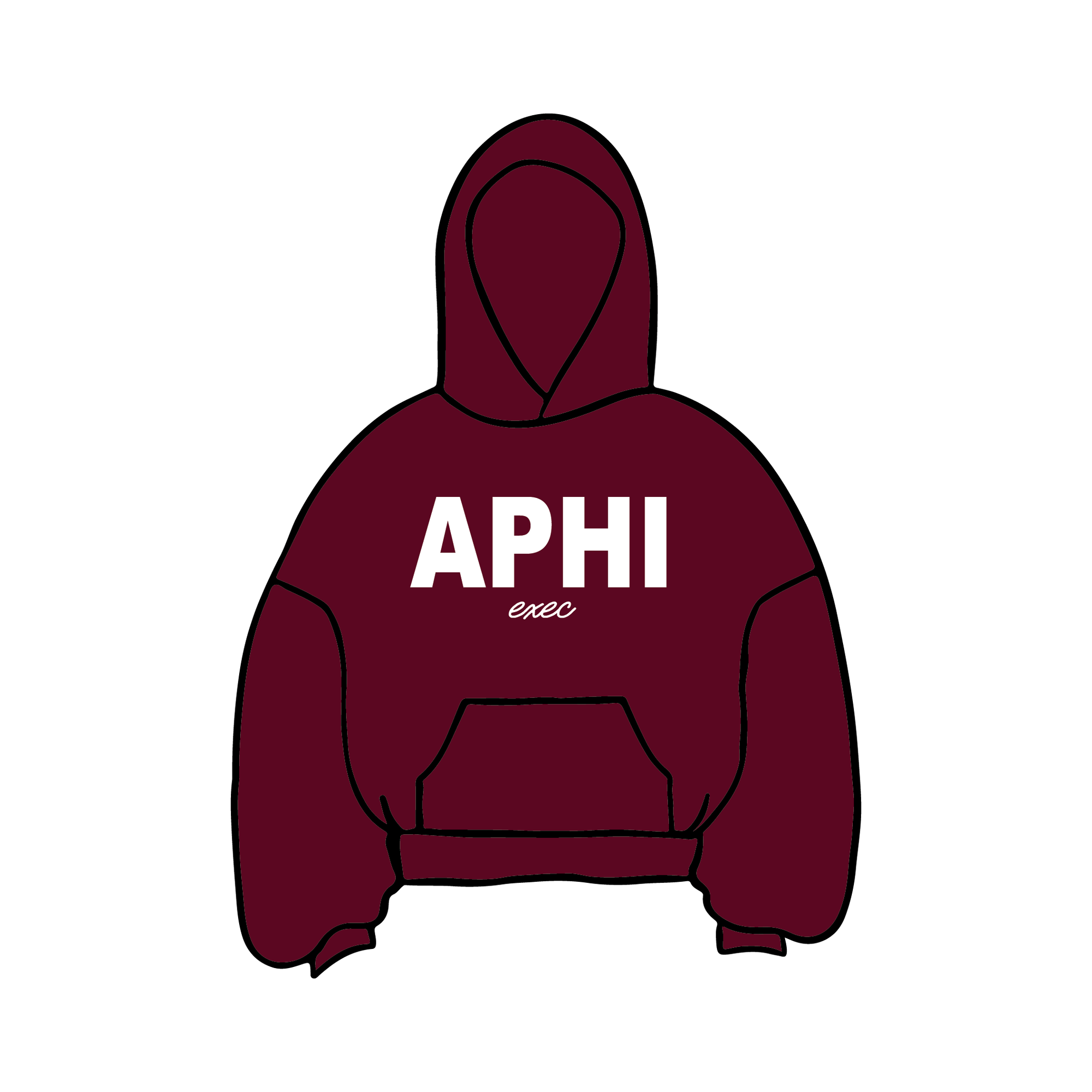 Georgia Institute of Technology x Alpha Phi 'Exec Merch' Hoodie