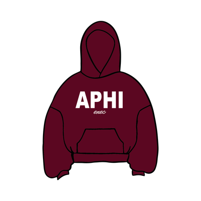 Georgia Institute of Technology x Alpha Phi 'Exec Merch' Hoodie