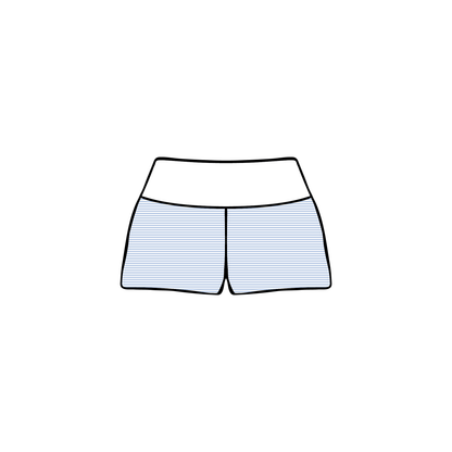 Grand Valley State University x Gamma Phi Beta 'Spring Sets' Foldover Shorts
