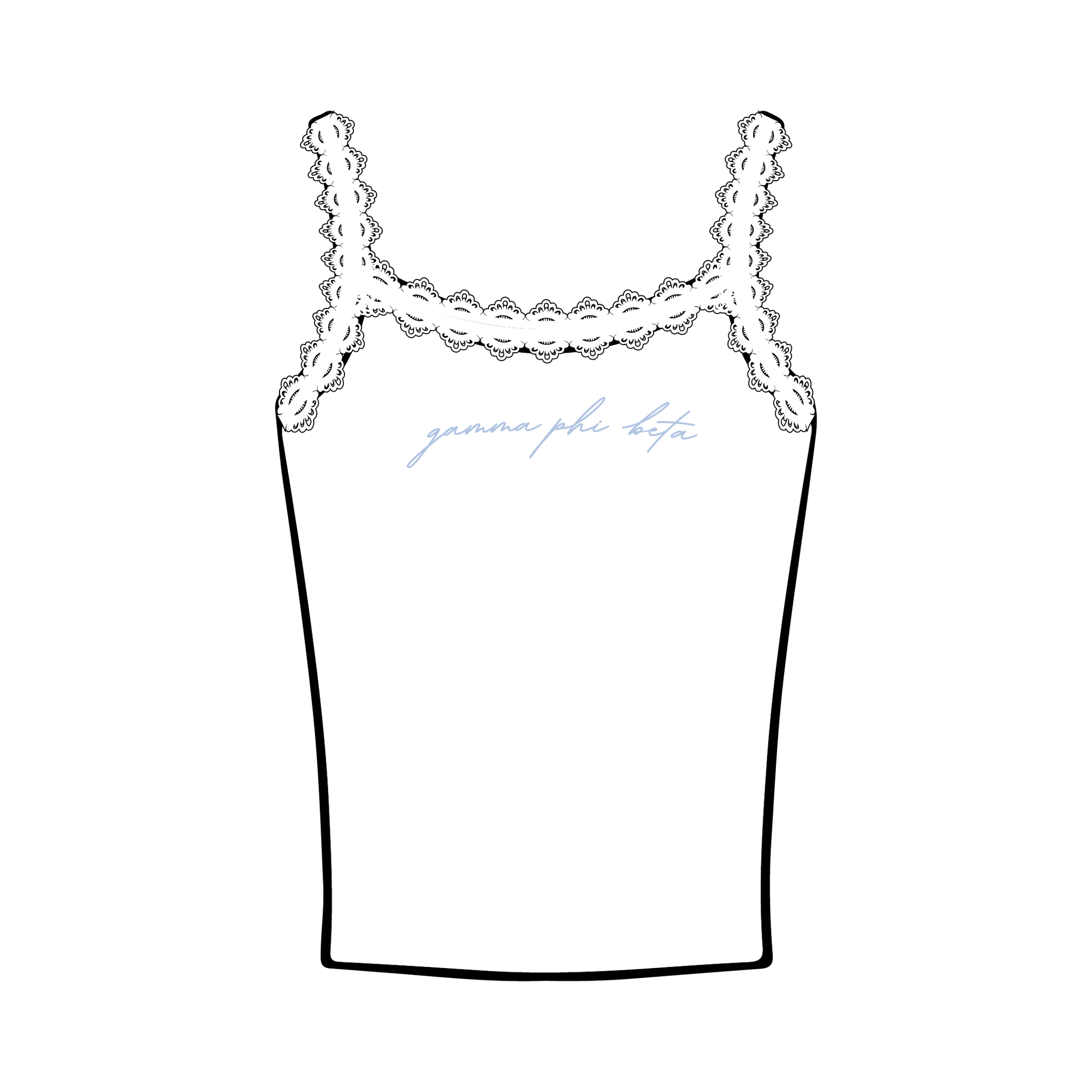 Grand Valley State University x Gamma Phi Beta 'Spring Sets' Tank Top