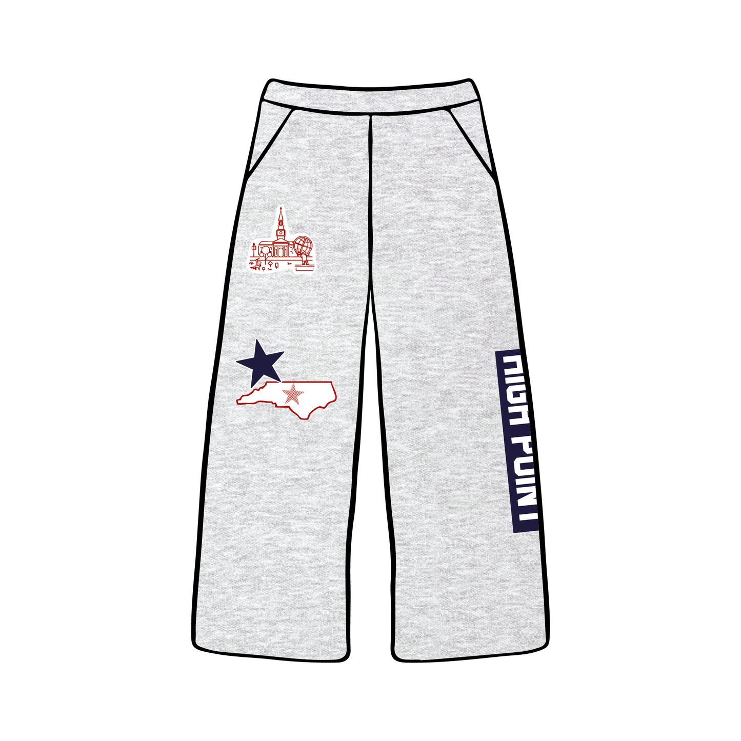 High Point University x Alpha Gamma Delta 'Date Party' Sweatpants