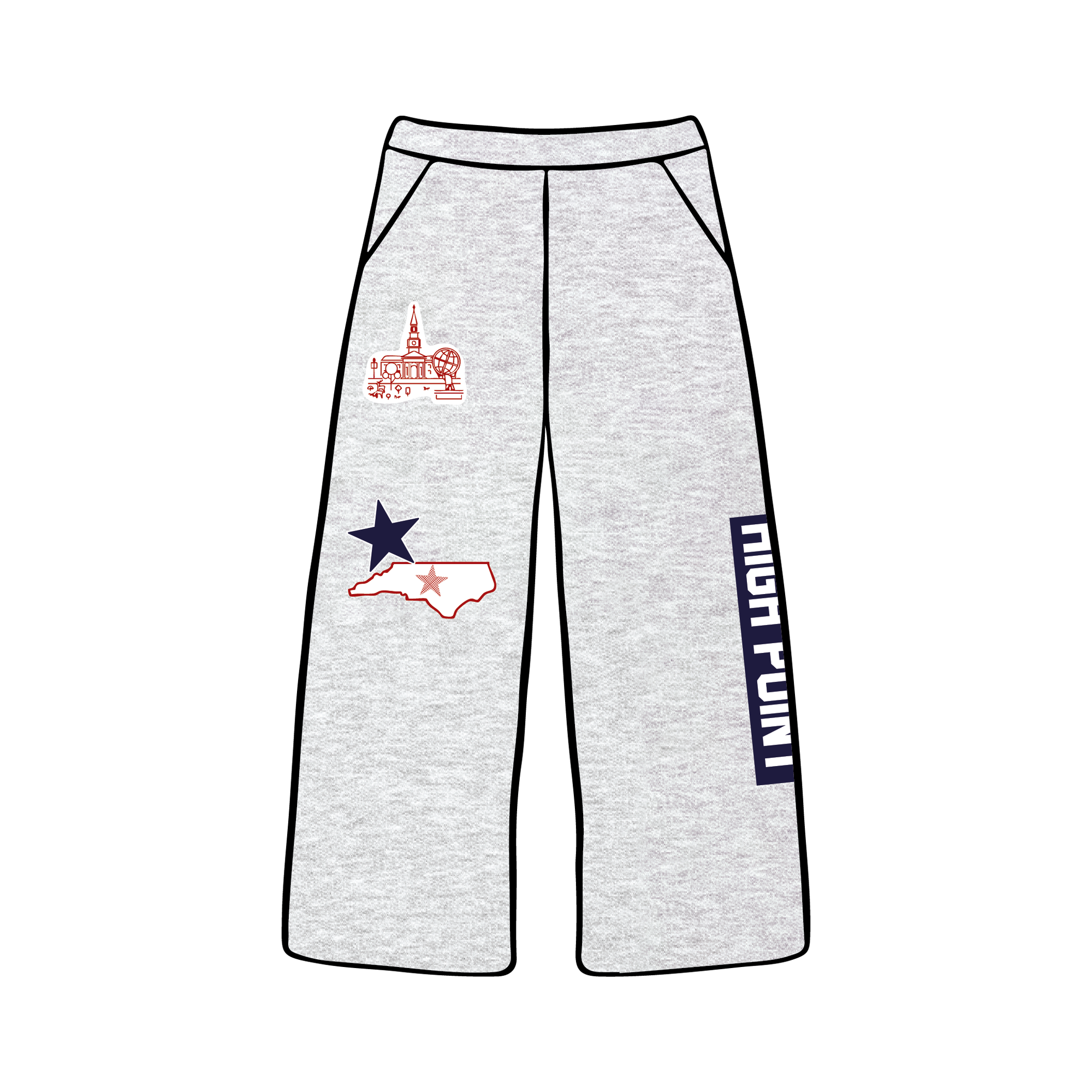 High Point University x Alpha Gamma Delta 'Date Party' Sweatpants