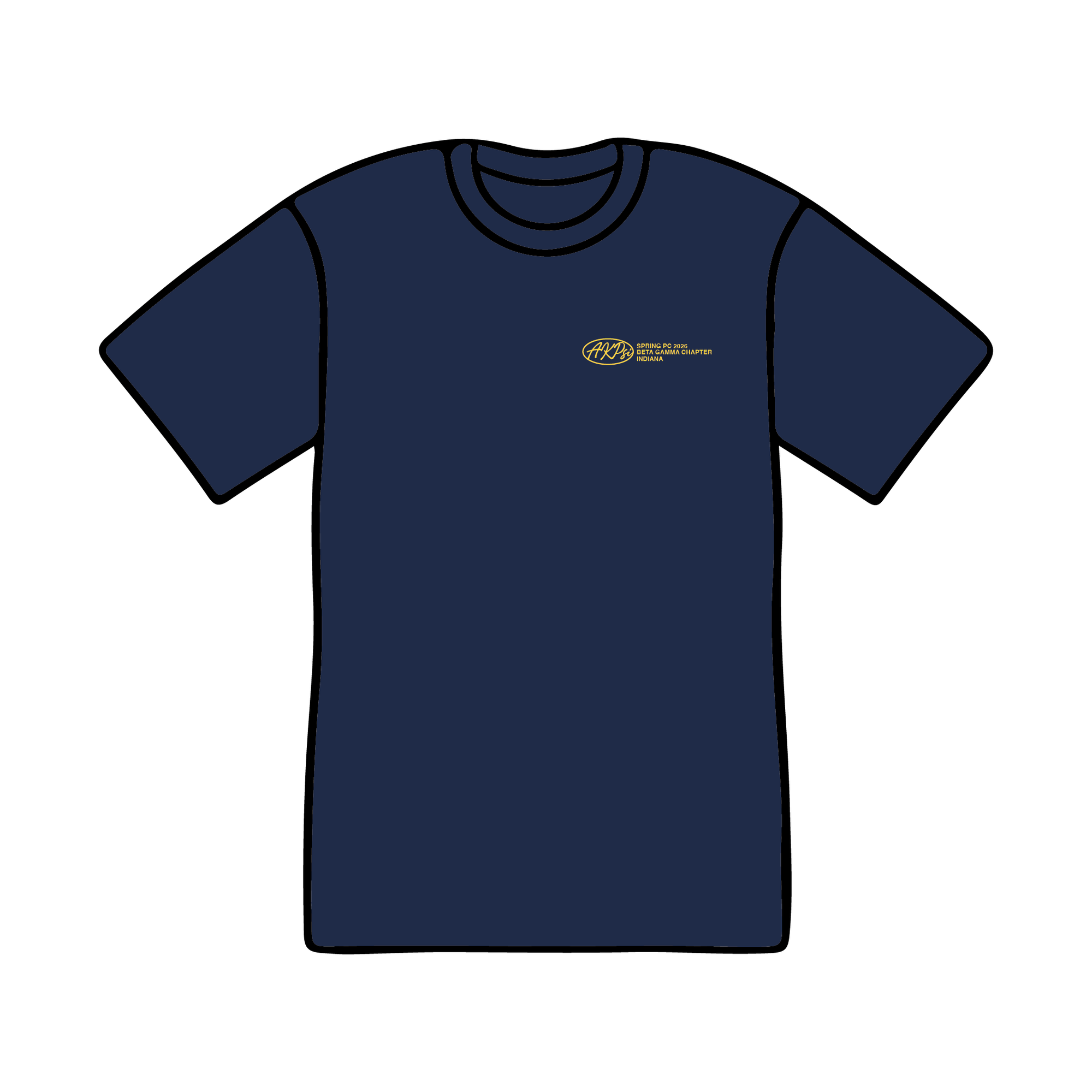 Indiana University Bloomington x Other 'AKPsi Pledge Class Merch' T-Shirt