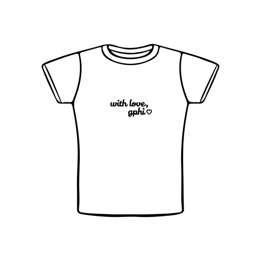 Indiana University Bloomington x Gamma Phi Beta 'Spring Rush 2026' Baby Tee