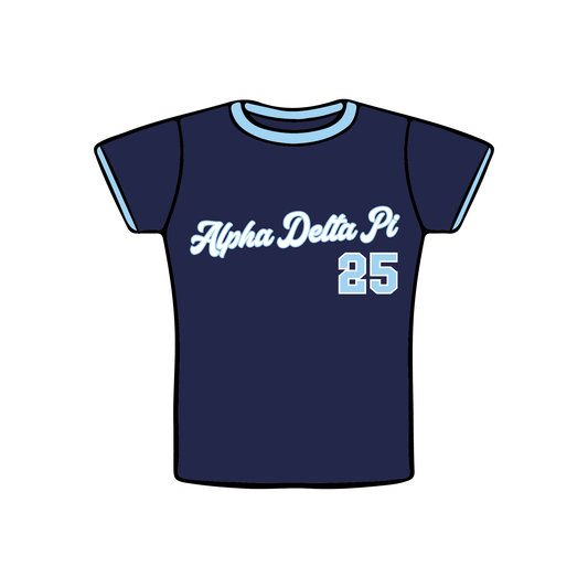 Iowa State University x Alpha Delta Pi 'Bid Day 2025' Baby Tee