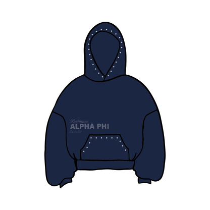 Johns Hopkins University x Alpha Phi 'Spring Merch 2026' Hoodie