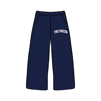 Kansas State University x Delta Delta Delta 'Fall' Wide-leg Sweatpants