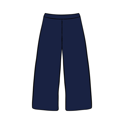 Kansas State University x Delta Delta Delta 'Fall' Wide-leg Sweatpants