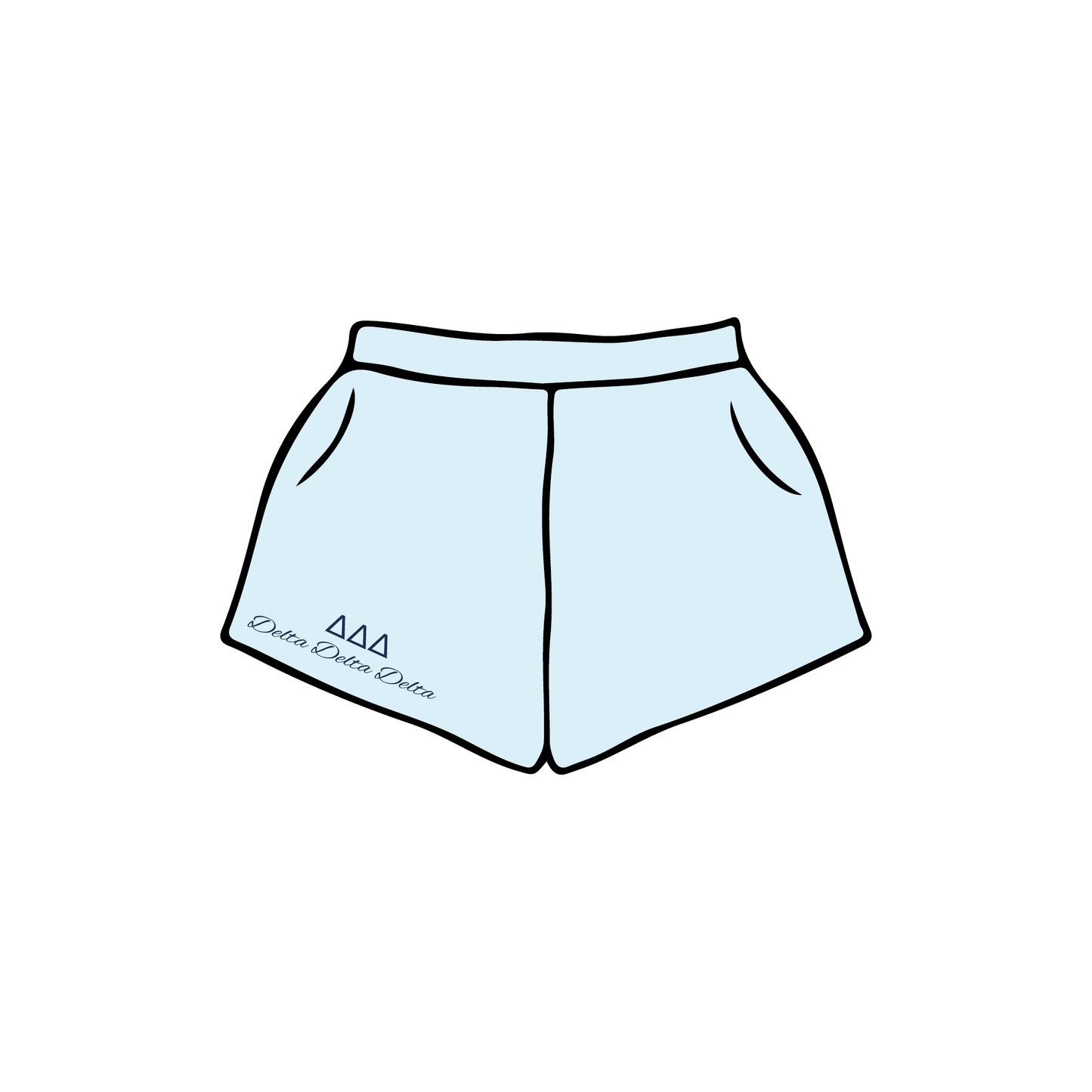 Kansas State University x Delta Delta Delta 'Fall Rush 2025' Sweatshorts