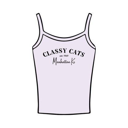 Kansas State University x Classy Cat '2025' Spaghetti Tank Top