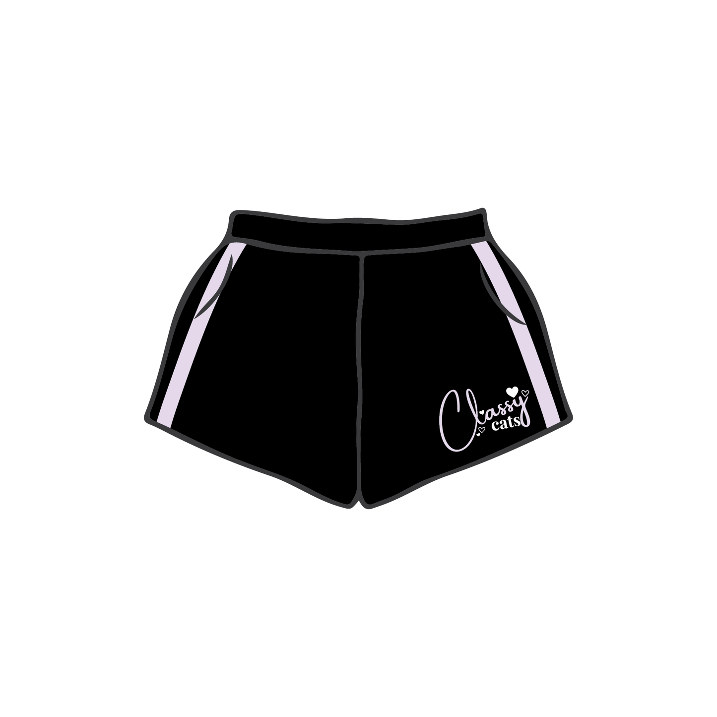 Kansas State University x Classy Cat '2025' Sweatshorts