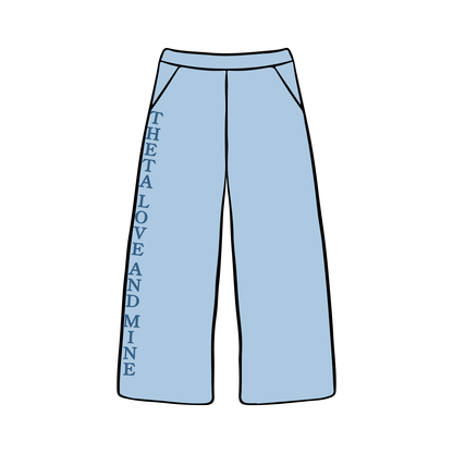 University of Vermont x Kappa Alpha Theta 'General' Wide-leg Sweatpants