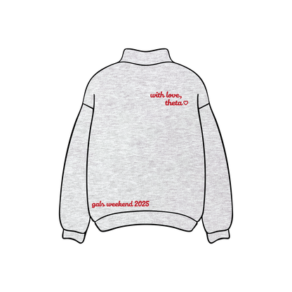 Indiana University Bloomington x Kappa Alpha Theta 'Mom's Weekend' Mockneck