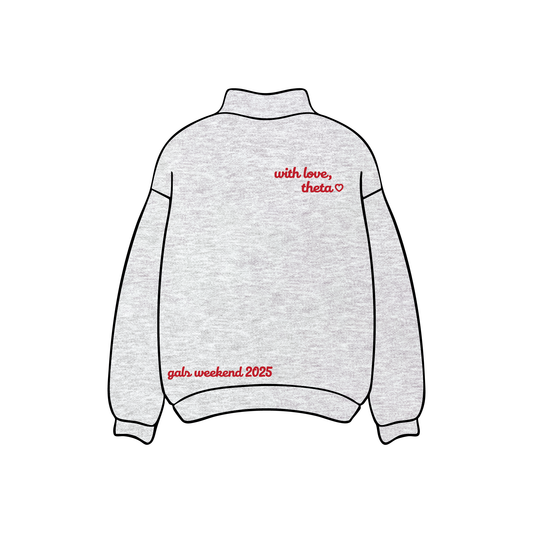 Indiana University Bloomington x Kappa Alpha Theta 'Mom's Weekend' Mockneck