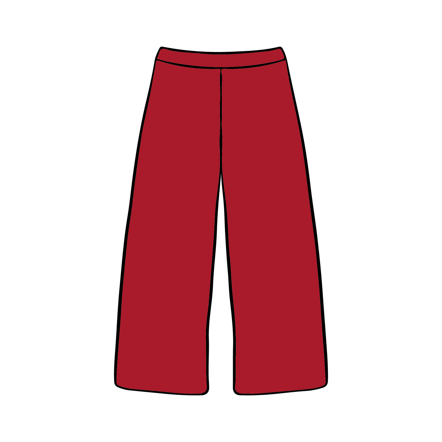 University of Wisconsin-Madison x Kappa Alpha Theta 'Valentines Date Party' Wide Leg Sweatpants