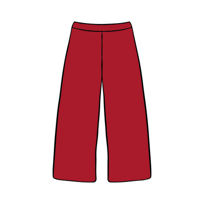 University of Wisconsin-Madison x Kappa Alpha Theta 'Valentines Date Party' Wide Leg Sweatpants