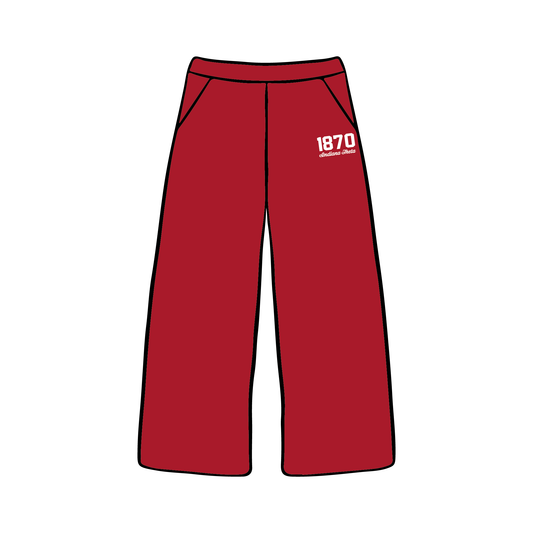 Indiana University Bloomington x Kappa Alpha Theta 'Winter Merch Drop' Wide-leg Sweatpants