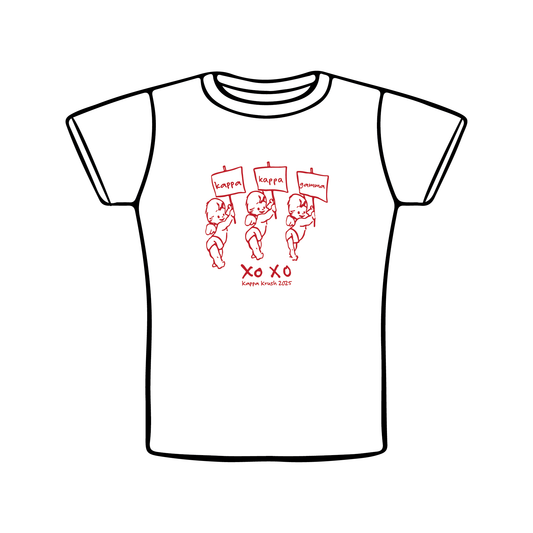University of South Carolina x Kappa Kappa Gamma 'Valentines Day' Baby Tee