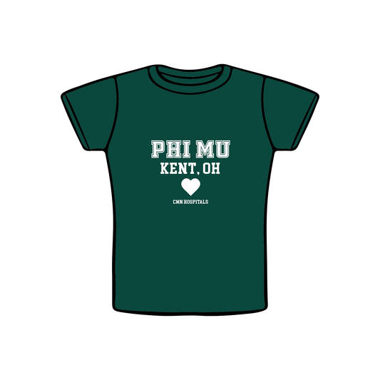 Kent State University x Phi Mu 'Recruitment' Baby Tee