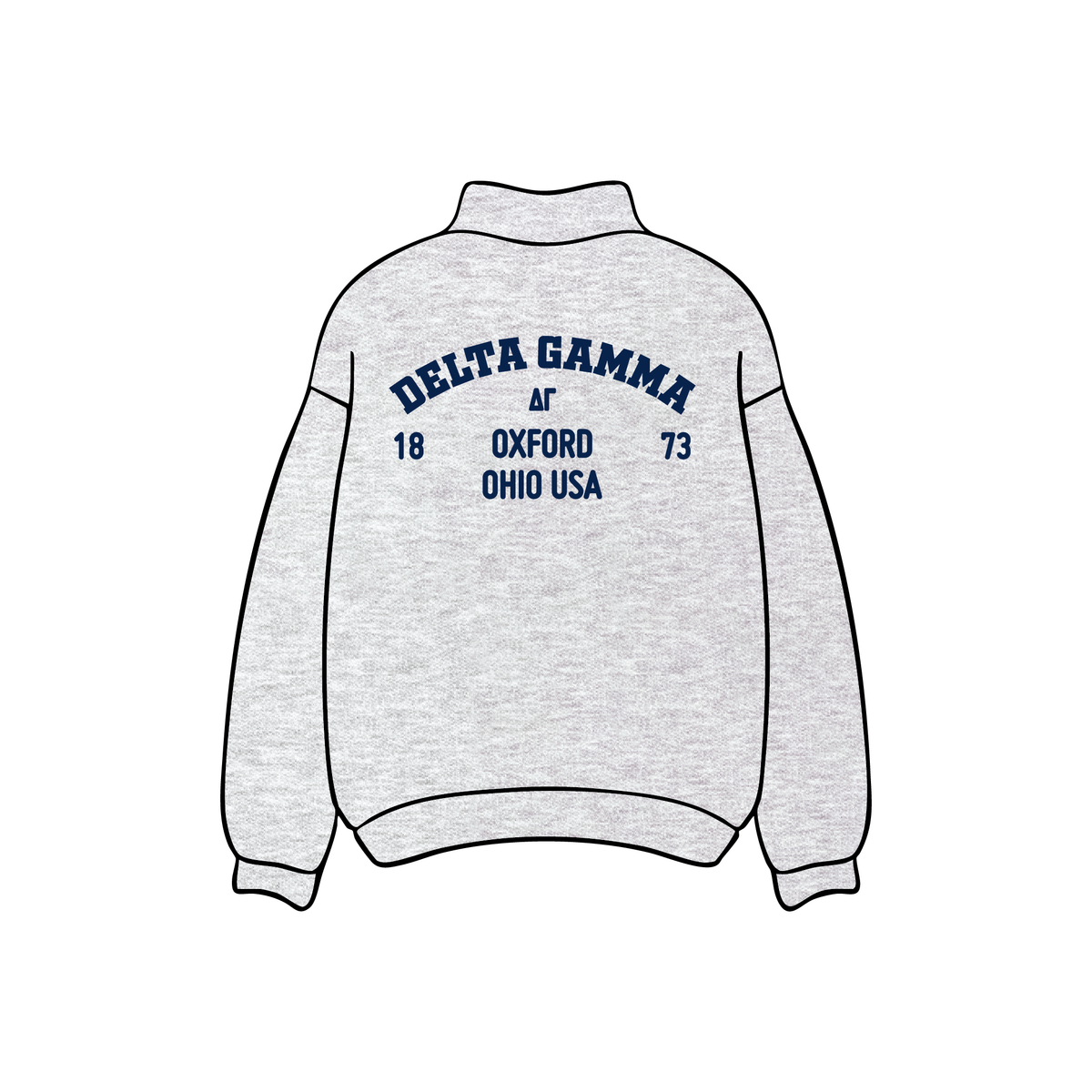 Miami University x Delta Gamma 'Spring Merch Drop 2026' Mockneck