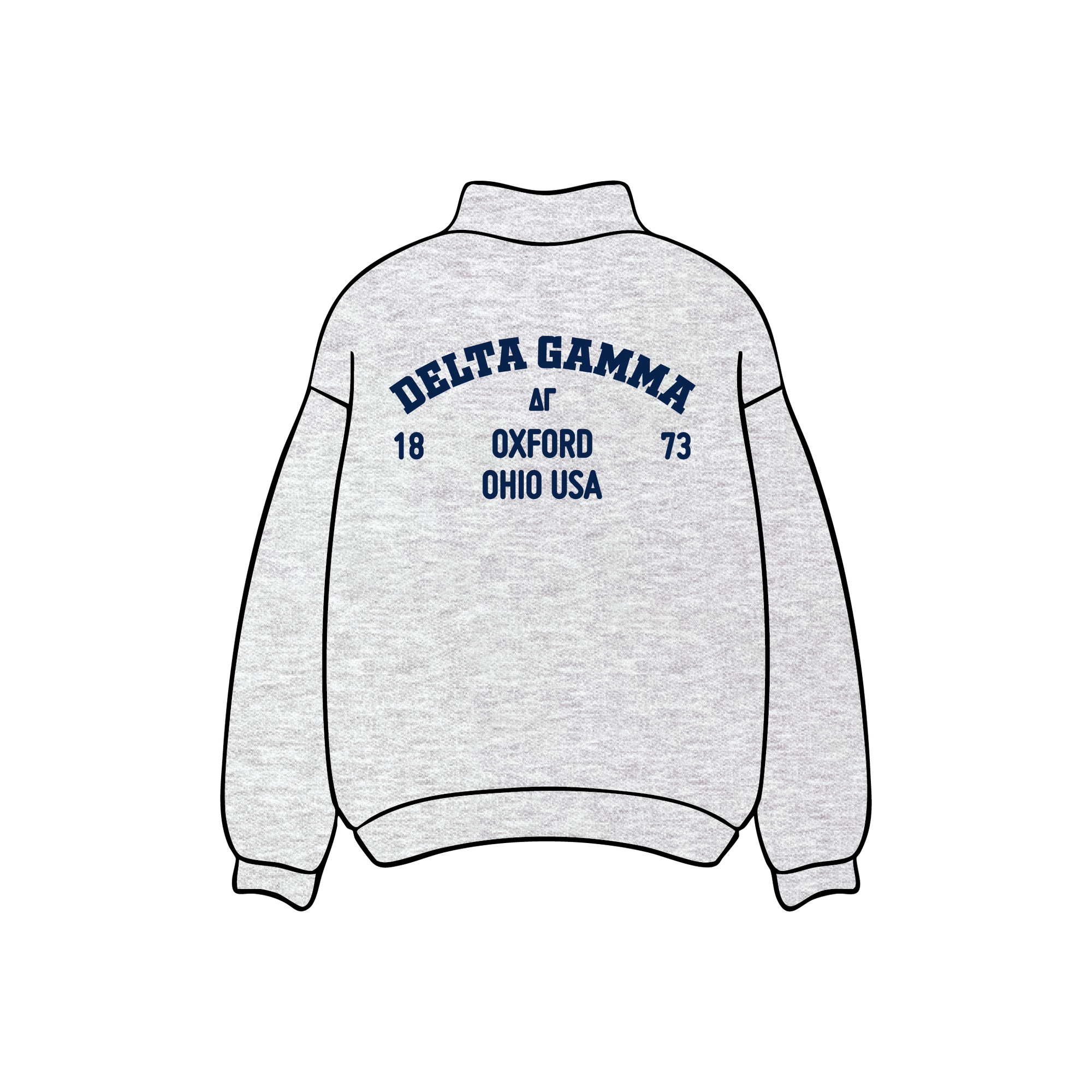Miami University x Delta Gamma 'Spring Merch Drop 2026' Mockneck