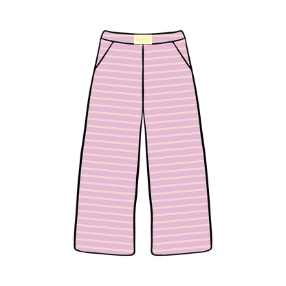 Miami University x Alpha Xi Delta 'Summer Merch' Wide-leg Sweatpants