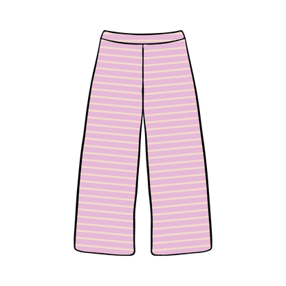 Miami University x Alpha Xi Delta 'Summer Merch' Wide-leg Sweatpants