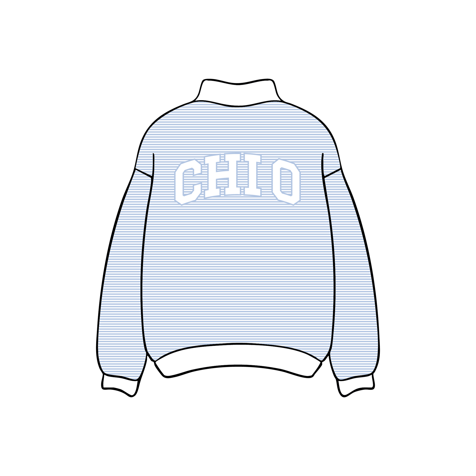 Ohio University x Chi Omega 'Work Week PR' Mockneck