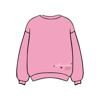 Kappa Alpha Theta 'Pink Kiss' Crewneck