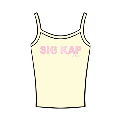 Oregon State University x Sigma Kappa 'Spring Merch' Spaghetti Tank