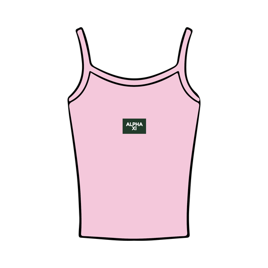 Penn State University x Alpha Xi Delta 'Patch' Spaghetti Tank Top