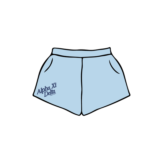 Penn State University x Alpha Xi Delta 'General' Sweatshorts