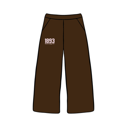 Penn State University x Alpha Xi Delta Spring 'Merch Drop Sweat Set 2' Brown Sweatpants