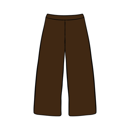 Penn State University x Alpha Xi Delta Spring 'Merch Drop Sweat Set 2' Brown Sweatpants