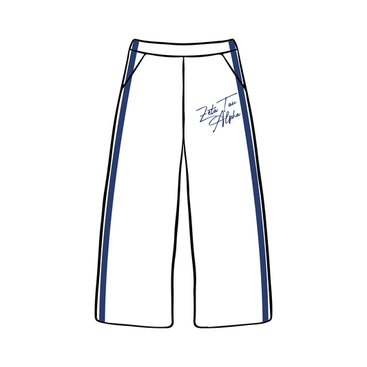 Penn State University x Zeta Tau Alpha 'Fall Merch' Wide-leg Sweatpants